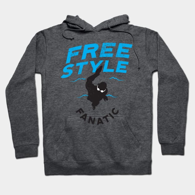 Freestyle Fanatic Swimmer 2 Hoodie by atomguy